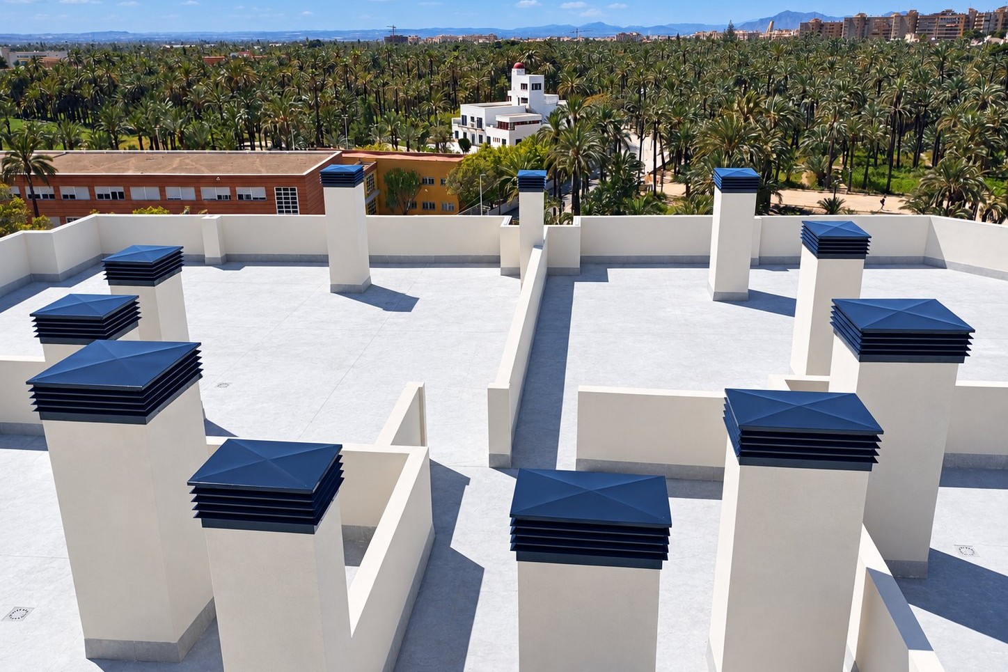Remates de chimenea de aluminio en Elche